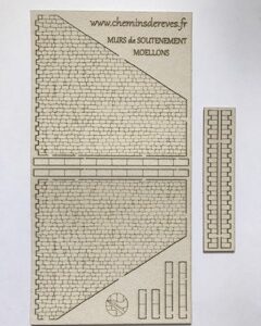 Murs de soutènement moellons